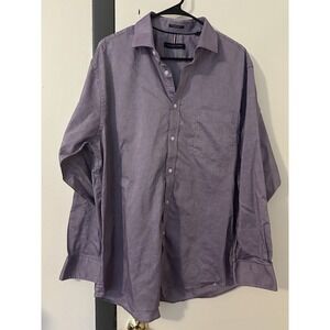 Tommy Hilfiger Regular Fit Stretch Mens Sz‎ XL (17-17 1/2, 34/35) Button Down